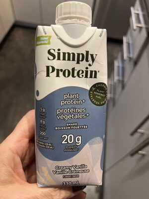 Plant Protein Shake - Creamy Vanilla ingredients label