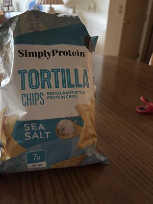 Restaurant Style Protein Tortilla Chips front packaging