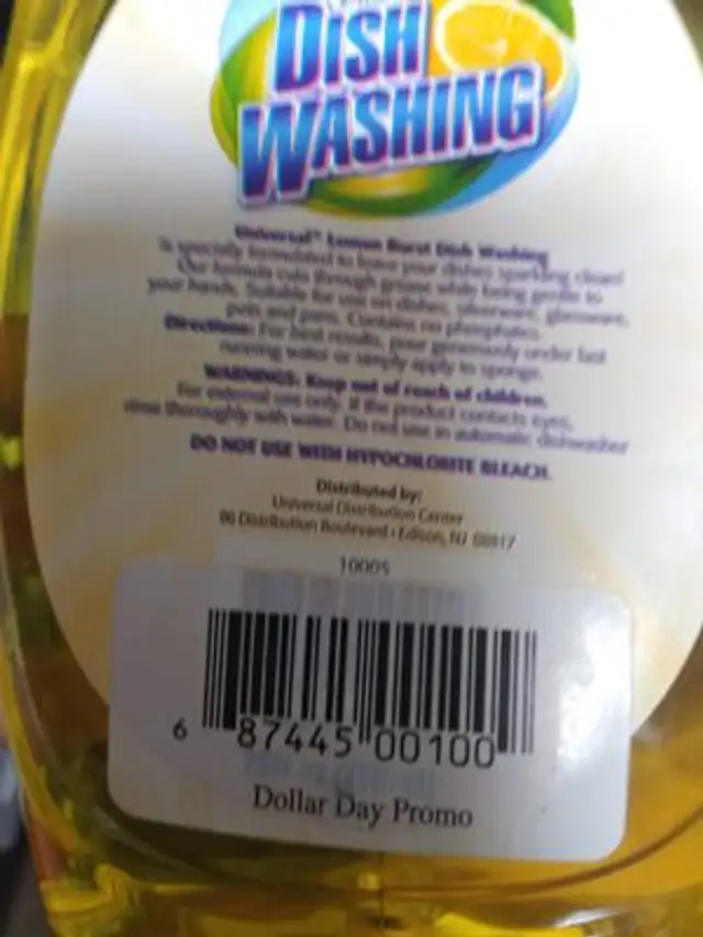 Unknown ingredients label