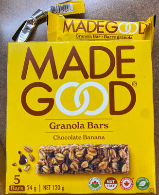 Chocolate Banana Granola Bars, Organic