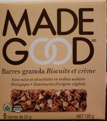 Cookies & Creme Granola Bars