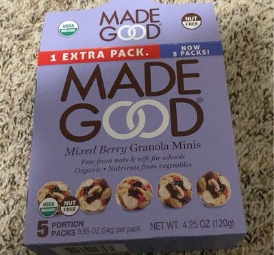 Mixed berry granola minis