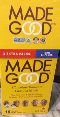 Chocolate Banana Granola Minis