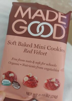 Soft Baked Mini Cookies Red Velvet
