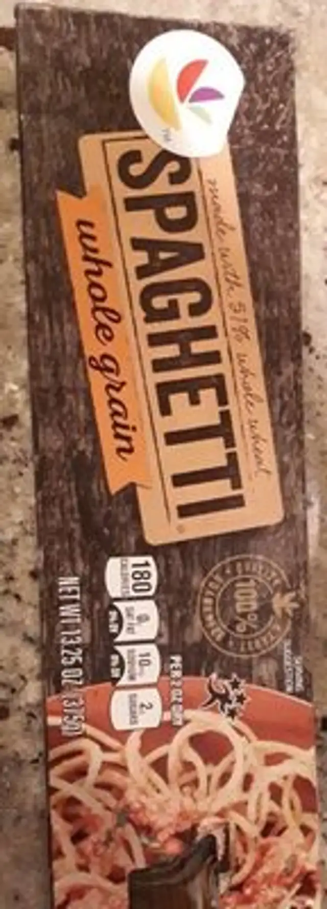 Spaghetti whole grain