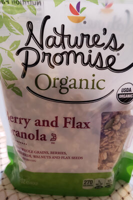 Organic berry and flax granola