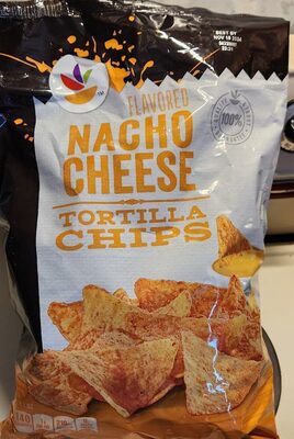 Nacho cheese Tortilla Chips.