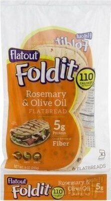 Foldit flatbreads artisan rosemary & olive oil