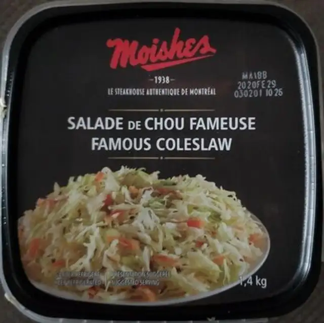 Salade de chou fameuse