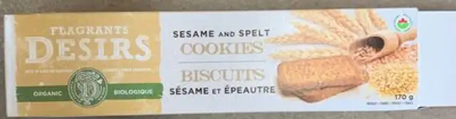 Biscuits sésame et épeautre