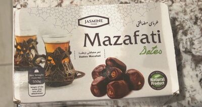 Mazafati dates front packaging