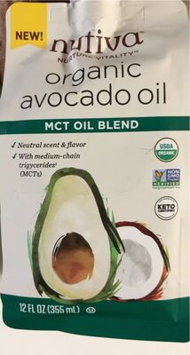 Organic avocado oil