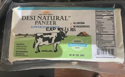 Paneer Lower Fat Cheese