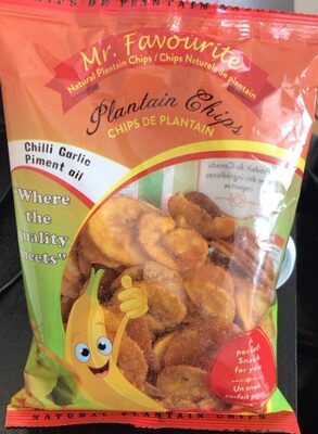 Chili Garlic Plantain Chips