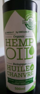 Organic Hemp Seed Oil