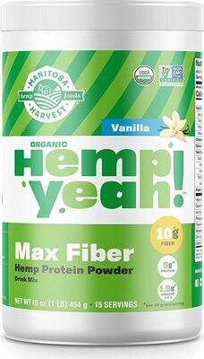 Organic Hemp Yeah! Max Fiber Vanilla