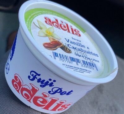 Glace vanille cacahuètes