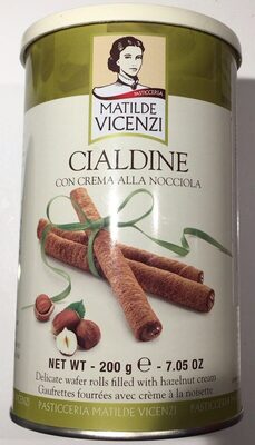 Cialdine con crema alla nocciola