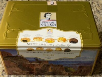 Sicily Fine Italian Selected Assorted Cookies front packaging