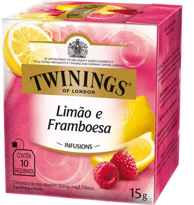 Chá Limão E Framboesa Twinings Infusions Caixa 15g 10 Unidades