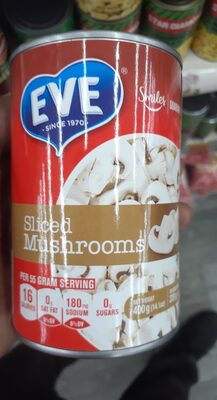 Eve sliced mushrooms