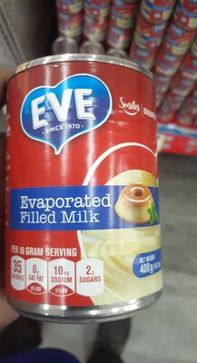 Eve evaporated milk tin