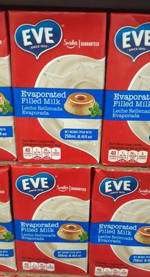 Eve evaporated milk box