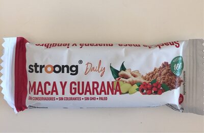 Maca y Guaraná front packaging