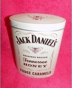 Jack Daniels Honey Whisky Fudge Caramels Tin
