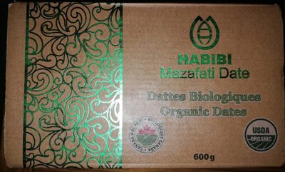Mazafati date front packaging
