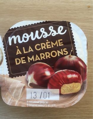 Mousse à la crème de marrons