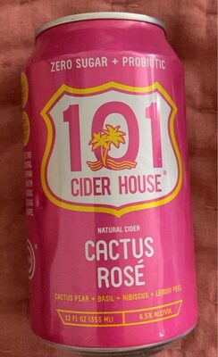 Cactus Rosé Natural Cider front packaging