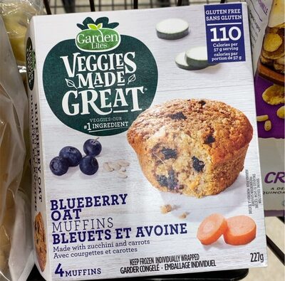 Blueberry oat muffins