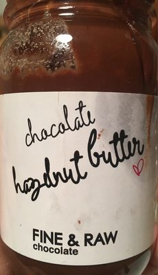 chocolate hazelnut butter front packaging