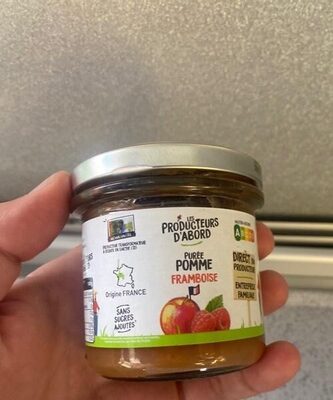 Compote pomme framboise
