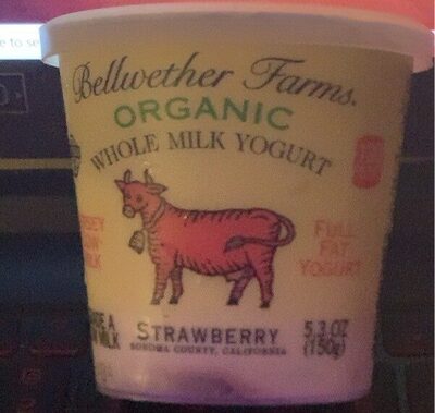 A2 Organic Whole Milk Yogurt Strawberry