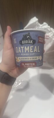 Oatmeal Power Cup Blueberries & Cream