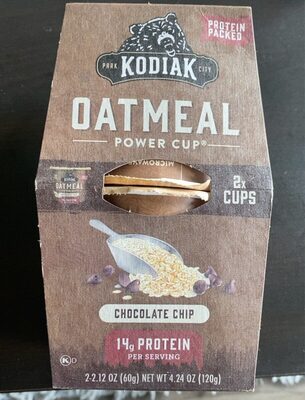 Chocolate Chip Oatmeal Power Cup