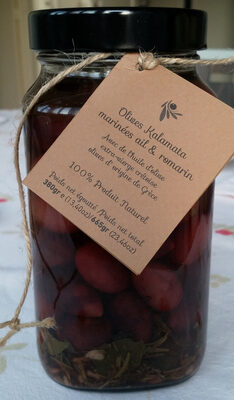 Olives Kalamata marinées ail & romarin