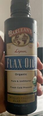 Organic Lignan Flax Oil