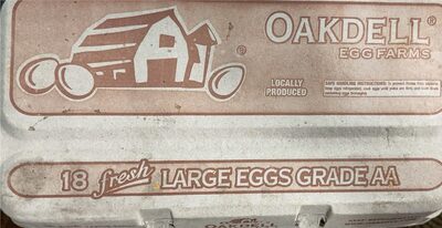 Large Eggs Grade AA front packaging