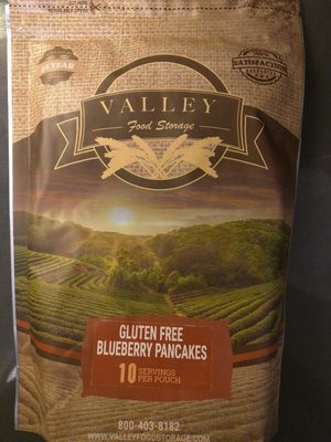 GLUTEN FREE BLUEBERRY PANCAKES