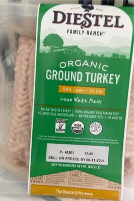 Organic Ground Turkey Breast Tray