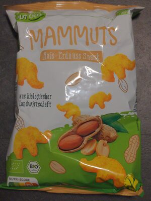 Mammuts Mais-Erdnuss-Snack