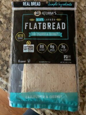 Cauliflower & Coconut Mini Lavash Flatbread