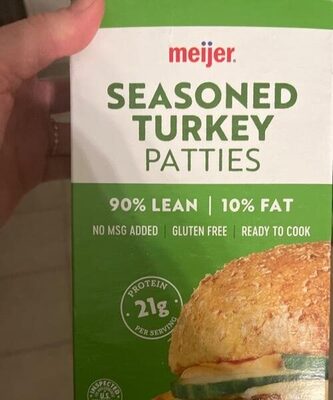 Seasoned Turkey Patties