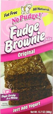 No pudge fat free fudge brownie mix original