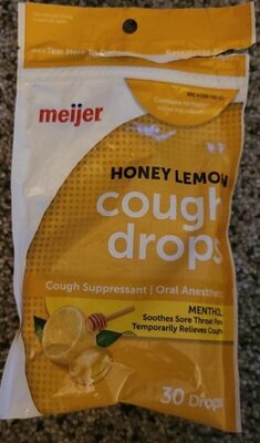 Honey Lemon Cough Drop