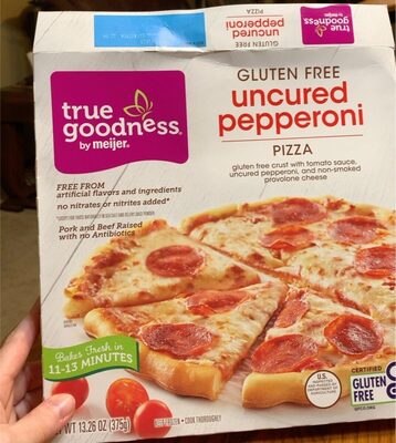 Uncured Pepperoni Pizza