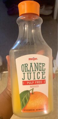 100% pure squeezed premium orange juice